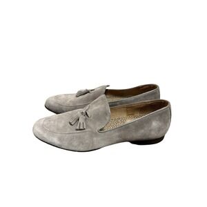 Kurt Geiger Men's Gray Suede Loafer‎ with tassels Shoes Size 43 Us 9.5 - 10